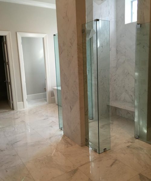 Bathroom Glass and Tile